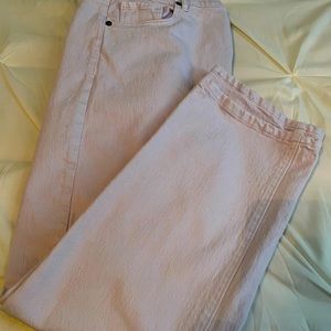 LOFT High Waist Straight Crop Pants